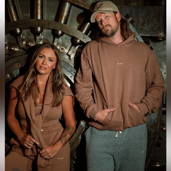 TRIBE KELLEY Butter Hoodie Vault Rum Caramel Sweatshirt Pullover Brown XL NEW - Picture 3 of 11